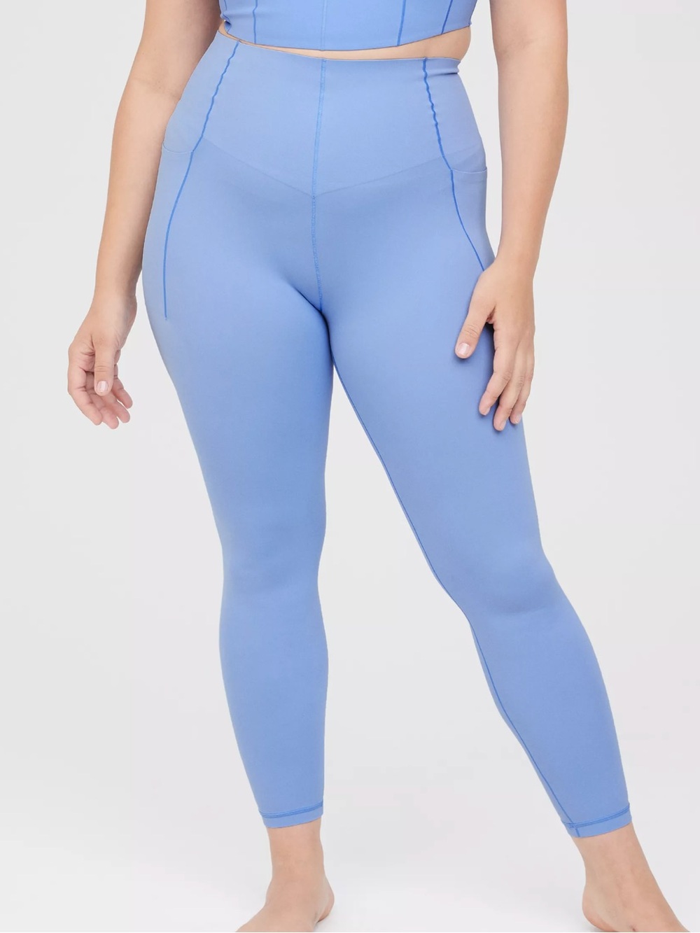 Offline By Aerie Real Me XTRA High Waisted Hold Up! Pocket Legging Blue Lion